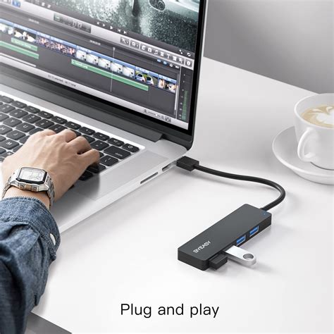 Mua USB Hub BYEASY 4 Port USB 3 0 Hub Ultra Slim Portable USB Splitter