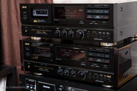 Vintage Audio Stereo Cassette Deck AKAI GX 95 And GX 75mkII