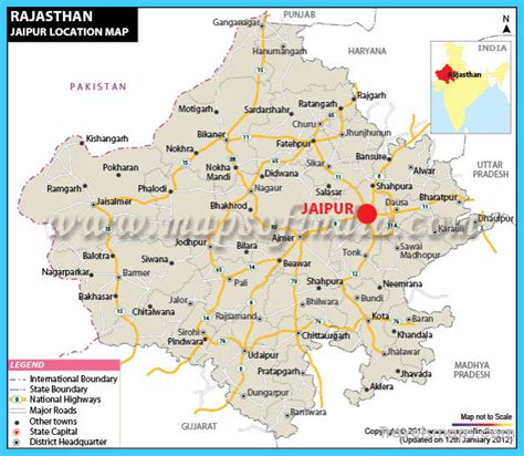 Map Of Jaipur Travelsmapscom