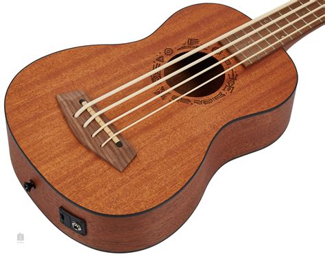 Flight Dubs Natural Bass Ukulele