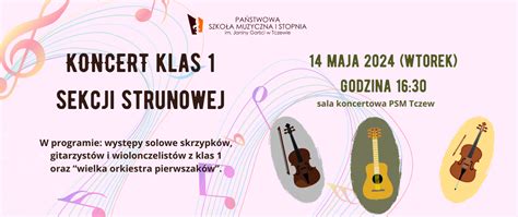 Koncert Klas Sekcji Strunowej Pa Stwowa Szko A Muzyczna