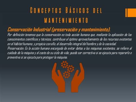 I Conceptos Basicos De Mantenimiento