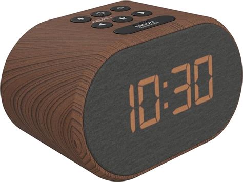 I Box Alarm Clocks Bedside Radio Alarm Clock Mains Powered Or Battery Fm Radio Usb Charging