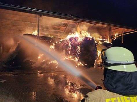 Scheunenbrand Einsatzbericht Kleve Keeken