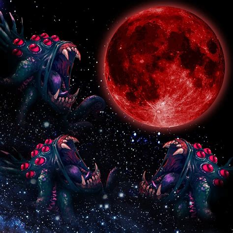 3 Shambler Moon Darkest Dungeon By Voodooval Redbubble