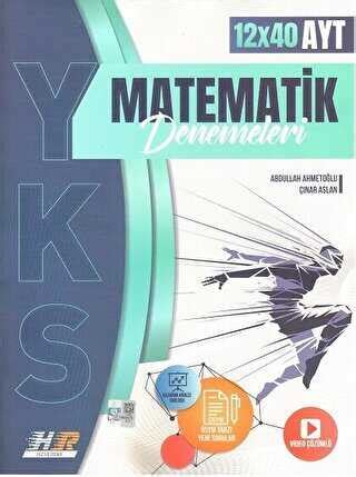 Hız ve Renk Yayınları AYT Matematik 12 x 40 Denemeleri Bkmkitap