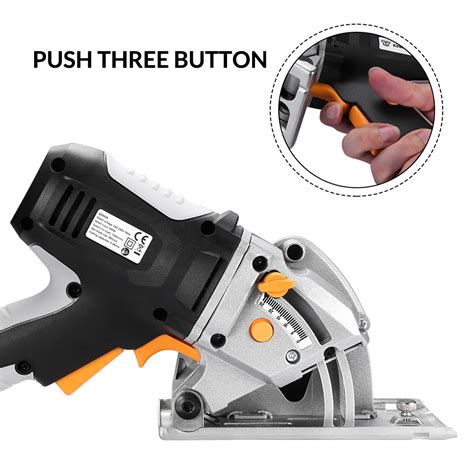 DEKO Mini Circular Saw DKMS85Q2 With 4 Blades And BMC Box Electric