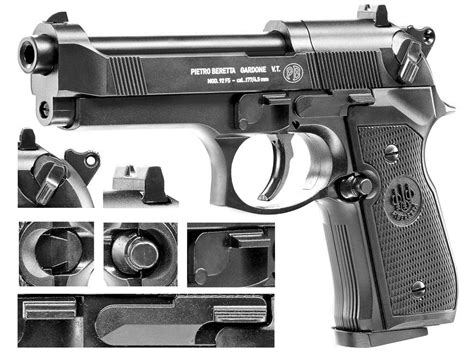 Umarex Pistolet wiatrówka Beretta M92 FS 4 5 mm Diabolo Czarna