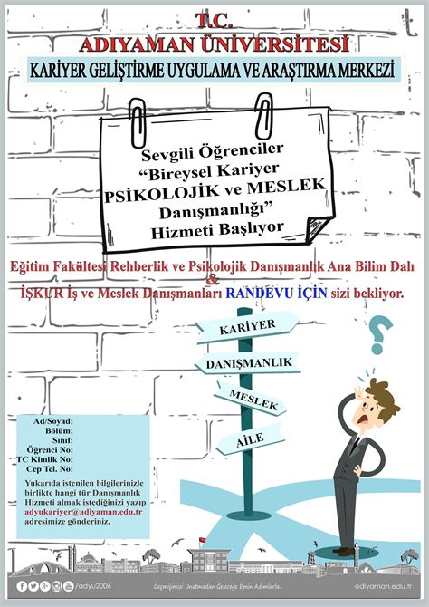 Bireysel Kariyer Psikolojik ve Meslek Danışmanlığı Haberler ADYÜ