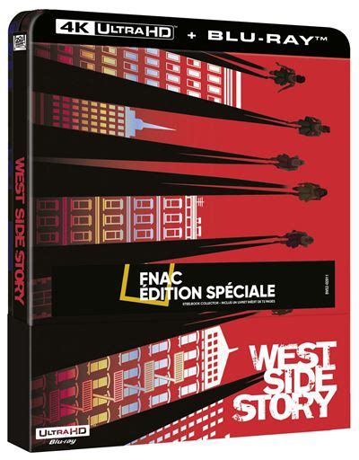 West Side Story Édition Spéciale Fnac Steelbook Blu ray 4K Ultra HD