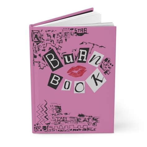 Burn Book Mean Girls Inspired Mean Girls Inspired Its Full 56 Off