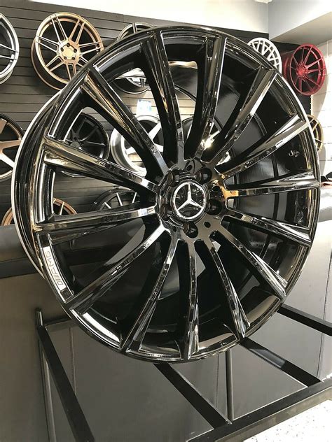 Pin On Black Amg Wheels