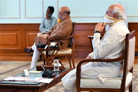 Amit Shah Meets PM Modi To Discuss COVID 19 Lockdown Strategy Day After