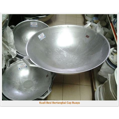 Size 24 26 28 30 Kawah Kuali Kenduri Cap Buaya Kkk Ori Thailand Tebal