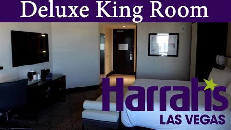 Harrahs Las Vegas Deluxe King Room Walkthrough Youtube