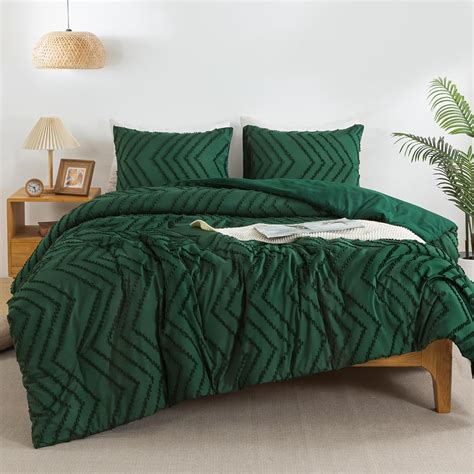 Amazon Andency Emerald Green Twin Twin XL Comforter Set Twin Bed