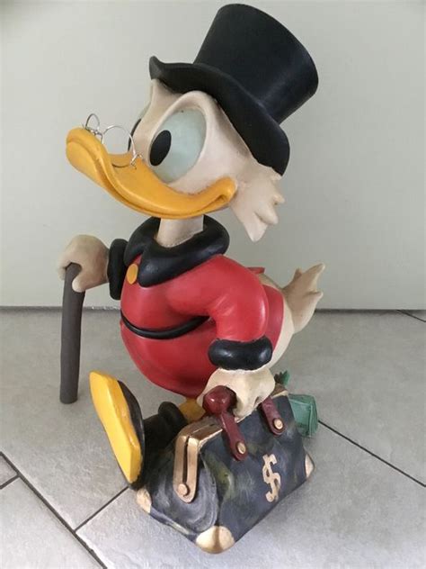 Disney Beeld Dagobert Duck Met Koffer En Wandelstok Catawiki