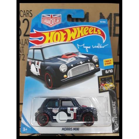 Jual S Hot Wheels Hotwheels Morris Mini Hitam Hemat Shopee Indonesia