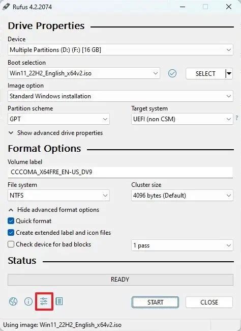 Cómo usar Rufus para crear un USB de arranque de Windows 11 23H2 All