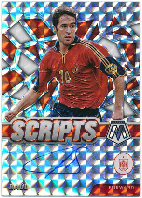 Raul Soccer Panini Mosaic Fifa Road To World Cup