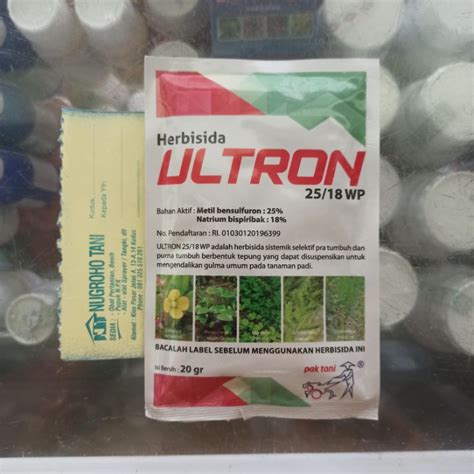 Jual Herbisida Ultron Wp Gram Herbisida Pra Dan Purna Pada