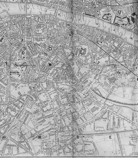 Pictorial Map of London 1854