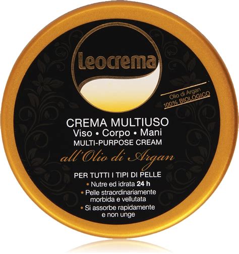 Leocrema Crema Multiuso All Olio Di Argan Ml Amazon It Amazon