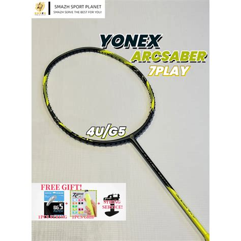 Yonex Arcsaber Play U G Free String Grip Shopee Malaysia