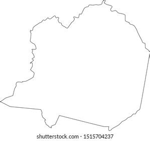 Franklin County Map State Virginia Stock Vector (Royalty Free ...