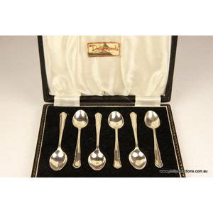 Hardy Bros Sterling Silver Demi Tasse Spoons Flatware Cutlery And