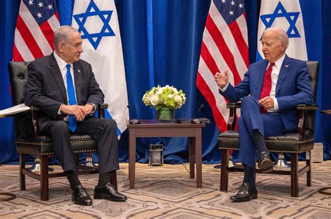 Biden Netanyahu Meet In New York After Nine Month Freeze Bloomberg