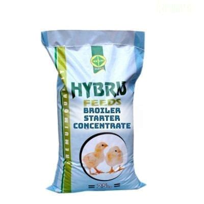 Broiler Starter Concentrate Hybrid Brand Kg Bag Mayzben Farms