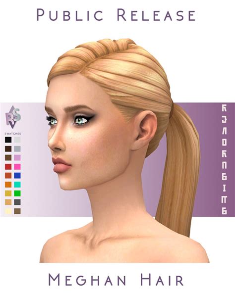 Maxis Match Ponytail Hair Sims 4 Cc List