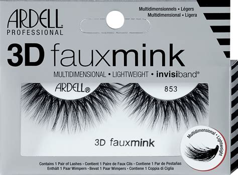 ARDELL Künstliche Wimpern 853 FauxMink 3D 1 Paar 2 St dm at