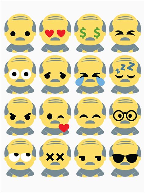 "Grandpa Emoji " T-shirt by HippoEmo | Redbubble