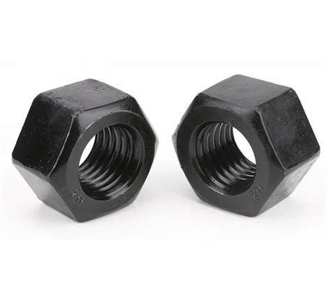 Competitive ASTM A194 2h Plain Black Oxide Heavy Hex Nut ASTM A194 2h