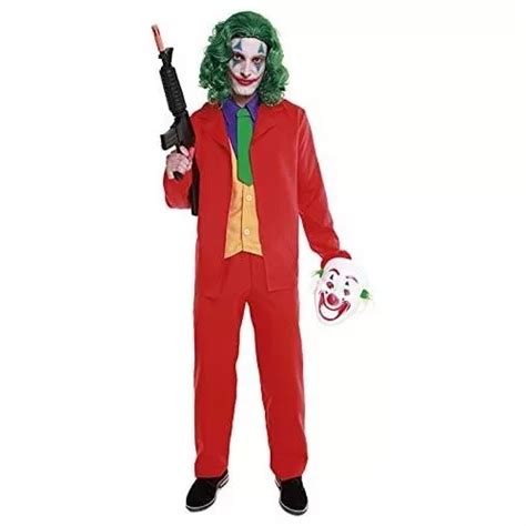 Disfraz Guason Joker Adulto Para Halloween Cuotas Sin Inter S