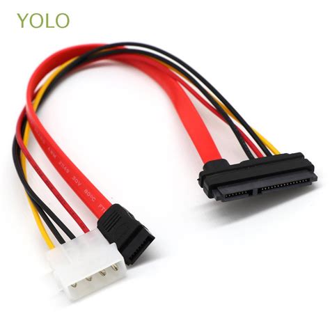 Yolo อะแดปเตอร์สายเคเบิ้ลแปลงพาวเวอร์ซัพพลาย 7 Pin Splitter Diy 4 Pin