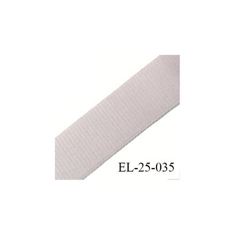 Elastique 25 Mm Bretelle Bande Soutien Sg Lingerie Couleur Mastic