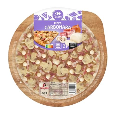 Pizza Carbonara Carrefour Classic 400 G Supermercado Online Carrefour