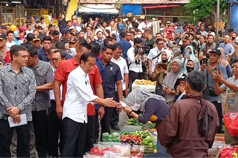 Presiden Jokowi Pagi Ini Datangi Pasar Palmerah Jakarta Barat