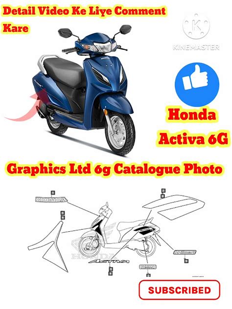 Honda Activa 6g Spare Parts Activa6g Automobile Youtube