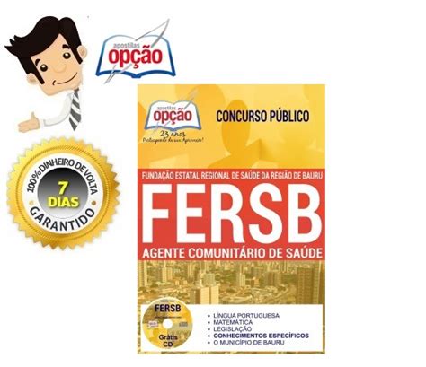 Focco Apostilas E Concursos Seletivo FERSB Bauru 2017 Apostila