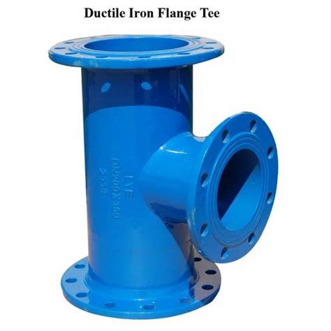 Ductile Iron Flange Tee At Rs 1200 Piece Ductile Iron Fittings In