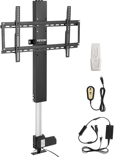 Buy VEVOR 800mm Motorized TV Lift Stroke Length Inches Motorized TV Fit for TV Lift with Remote ...