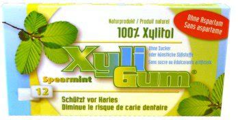 Xyligum Kaugummi Gr Ne Minze St Naturpur Shop