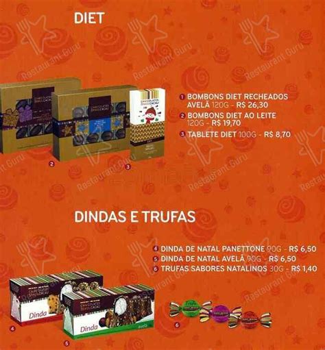 Menu Em Chocolates Brasil Cacau Caf Bras Lia Cls Bl C