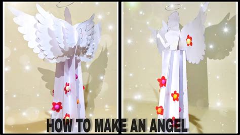 How To Make A Paper Angel Youtube