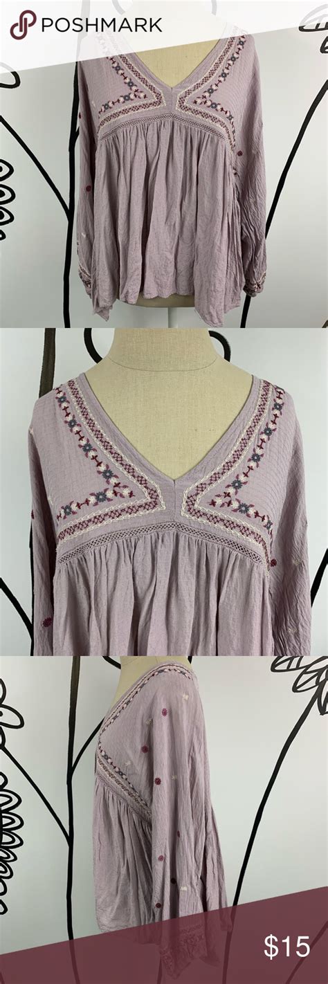 Knox Rose Bohemian Style Peasant Top Flattering Tops Peasant Tops