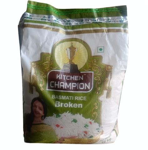 White 10kg Kitchen Champion Broken Basmati Rice Bag At Rs 385 Bag In